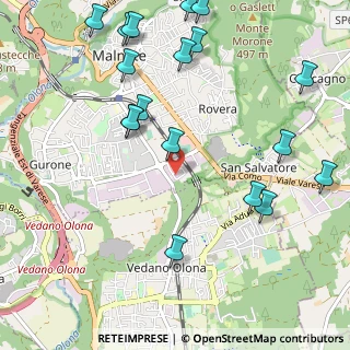 Mappa Via Guido Rossa, 21046 Malnate VA, Italia (1.30667)