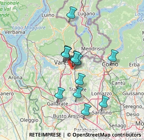 Mappa Piazza Salvador Allende, 21046 Malnate VA, Italia (10.51385)