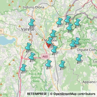 Mappa Piazza Salvador Allende, 21046 Malnate VA, Italia (4.03188)