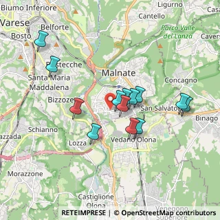 Mappa Piazza Salvador Allende, 21046 Malnate VA, Italia (1.57154)