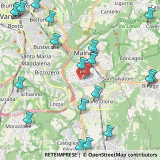 Mappa Piazza Salvador Allende, 21046 Malnate VA, Italia (3.0425)