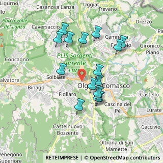 Mappa Via Federico Momo, 22077 Olgiate Comasco CO, Italia (1.66133)
