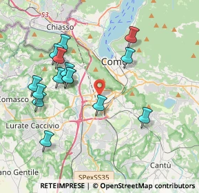 Mappa Via Palma Giovanni, 22100 Como CO, Italia (3.924)