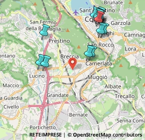 Mappa Via Palma Giovanni, 22100 Como CO, Italia (2.22357)