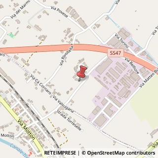 Mappa Via Martiri di Belfiore, 50, 36060 Romano d'Ezzelino, Vicenza (Veneto)