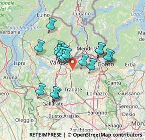 Mappa Via G. Oberdan, 21046 Malnate VA, Italia (10.905)