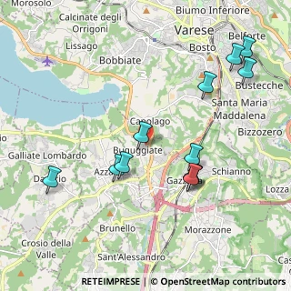 Mappa Via Antonio Gramsci, 21020 Buguggiate VA, Italia (2.13583)