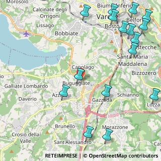 Mappa Via Antonio Gramsci, 21020 Buguggiate VA, Italia (3.11)