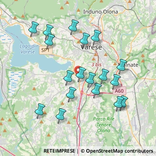 Mappa Via Antonio Gramsci, 21020 Buguggiate VA, Italia (4.02611)