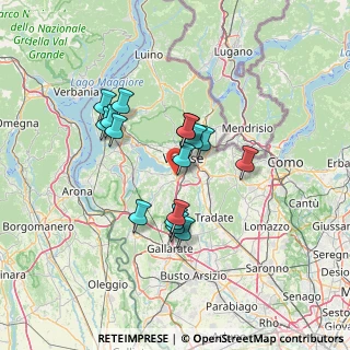Mappa Via Antonio Gramsci, 21020 Buguggiate VA, Italia (11.09688)