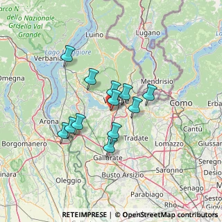 Mappa Via Antonio Gramsci, 21020 Buguggiate VA, Italia (10.4975)