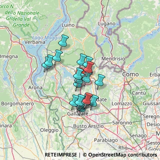 Mappa Via Antonio Gramsci, 21020 Buguggiate VA, Italia (10.039)