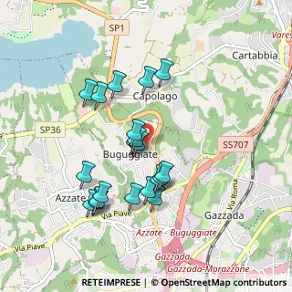 Mappa Via Antonio Gramsci, 21020 Buguggiate VA, Italia (0.8295)