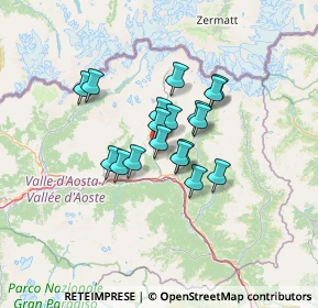 Mappa Frazione Promiod, 11024 Chatillon AO, Italia (9.00556)