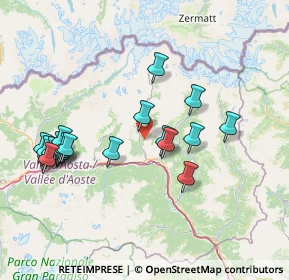 Mappa Frazione Promiod, 11024 Chatillon AO, Italia (15.7075)