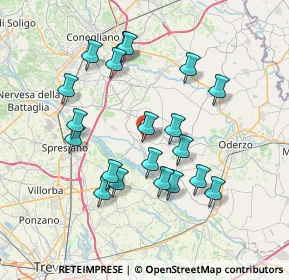 Mappa Via General A, 31010 Cimadolmo TV, Italia (7.046)