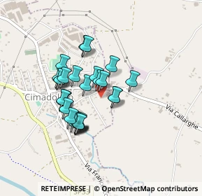 Mappa Via General A, 31010 Cimadolmo TV, Italia (0.325)
