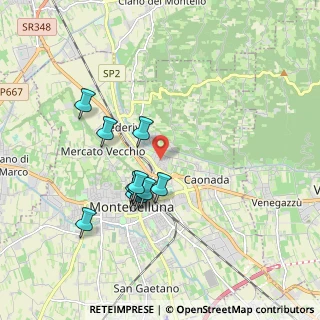 Mappa Via Maffei, 31044 Montebelluna TV, Italia (1.58455)
