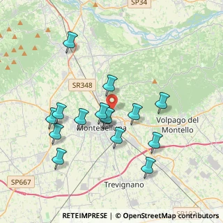 Mappa Via Maffei, 31044 Montebelluna TV, Italia (3.58)