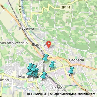 Mappa Via Maffei, 31044 Montebelluna TV, Italia (1.35333)