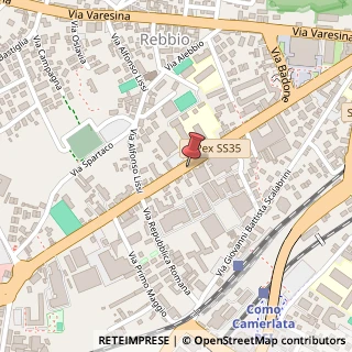 Mappa Via Pasquale Paoli, 27, 22100 Como, Como (Lombardia)