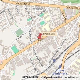 Mappa Via Pasquale Paoli, 35, 22100 Como, Como (Lombardia)