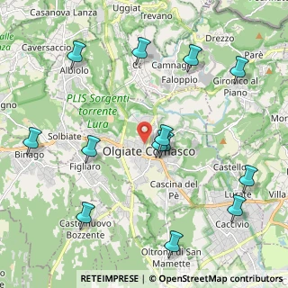 Mappa Via Vignazze, 22077 Olgiate Comasco CO, Italia (2.42308)