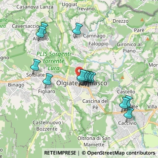 Mappa Via Vignazze, 22077 Olgiate Comasco CO, Italia (1.77071)