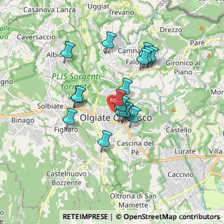 Mappa Via Vignazze, 22077 Olgiate Comasco CO, Italia (1.34824)