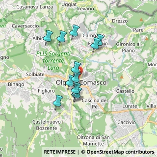 Mappa Via Vignazze, 22077 Olgiate Comasco CO, Italia (1.47)