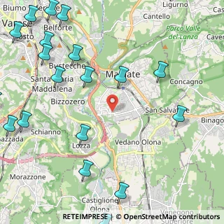Mappa Via Sesia, 21046 Malnate VA, Italia (3.2645)