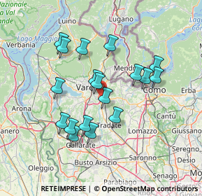 Mappa Via Sesia, 21046 Malnate VA, Italia (12.80889)