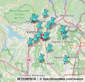 Mappa Via Sesia, 21046 Malnate VA, Italia (5.61471)