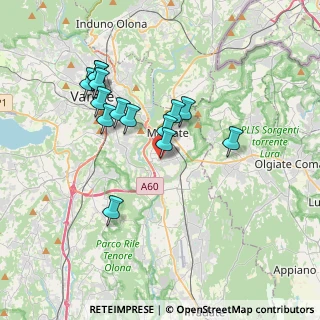 Mappa Via Sesia, 21046 Malnate VA, Italia (3.23714)