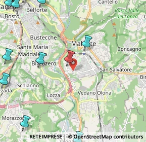 Mappa Via Campagnetta, 21046 Malnate VA, Italia (3.722)