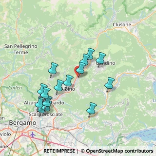 Mappa Via Guglielmo Marconi, 24020 Cene BG, Italia (7.118)