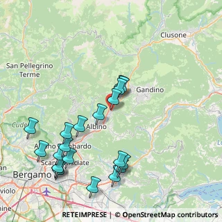 Mappa Via Guglielmo Marconi, 24020 Cene BG, Italia (9.118)