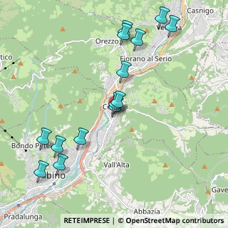 Mappa Via Guglielmo Marconi, 24020 Cene BG, Italia (2.21143)