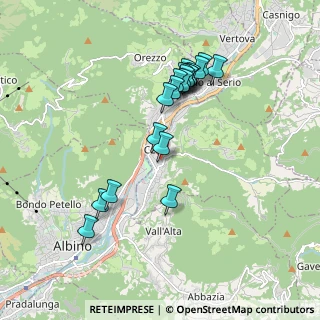 Mappa Via Guglielmo Marconi, 24020 Cene BG, Italia (1.73684)