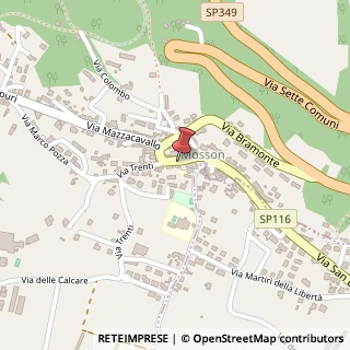 Mappa Via Centro, 20, 36010 Cogollo del Cengio, Vicenza (Veneto)