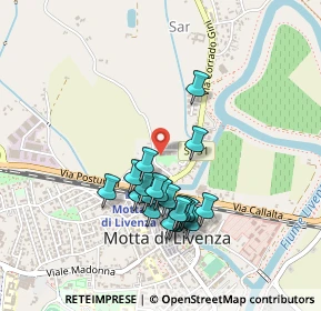 Mappa Via Cornè Capoluogo, 31045 Motta di Livenza TV, Italia (0.398)