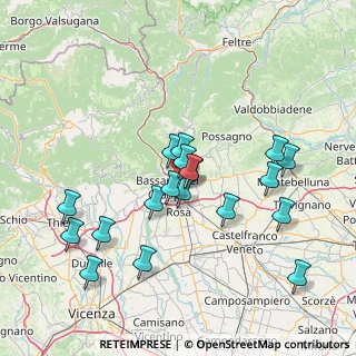 Mappa Via Benedetto Marcello, 36060 Romano D'ezzelino VI, Italia (14.35316)