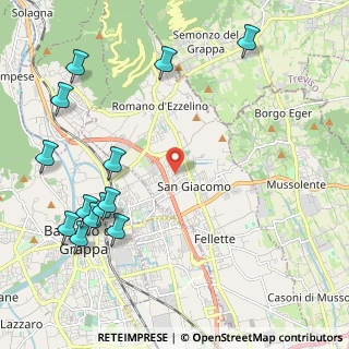 Mappa Via Benedetto Marcello, 36060 Romano D'ezzelino VI, Italia (2.72231)