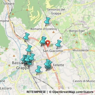 Mappa Via Benedetto Marcello, 36060 Romano D'ezzelino VI, Italia (2.0885)