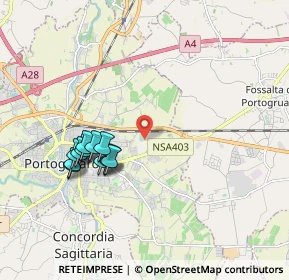 Mappa 30025 Portogruaro VE, Italia (1.76333)