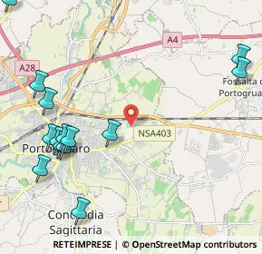 Mappa 30025 Portogruaro VE, Italia (2.86667)