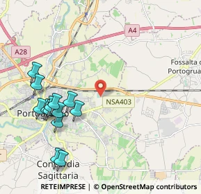 Mappa 30025 Portogruaro VE, Italia (2.34692)