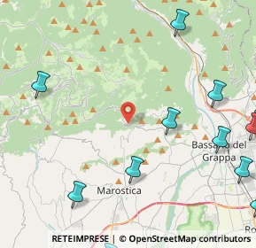 Mappa Via Chiesa, 36063 Marostica VI, Italia (6.77067)