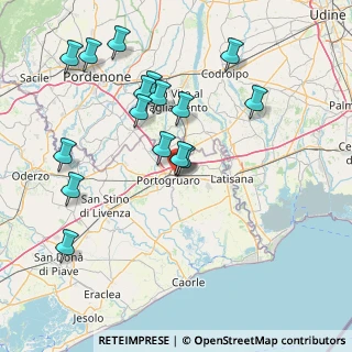 Mappa Via Aldo Moro, 30026 Portogruaro VE, Italia (16.3775)