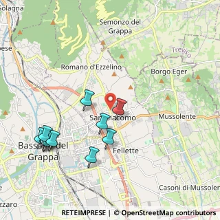 Mappa Via C. Battisti, 36060 Romano D'ezzelino VI, Italia (2.25364)